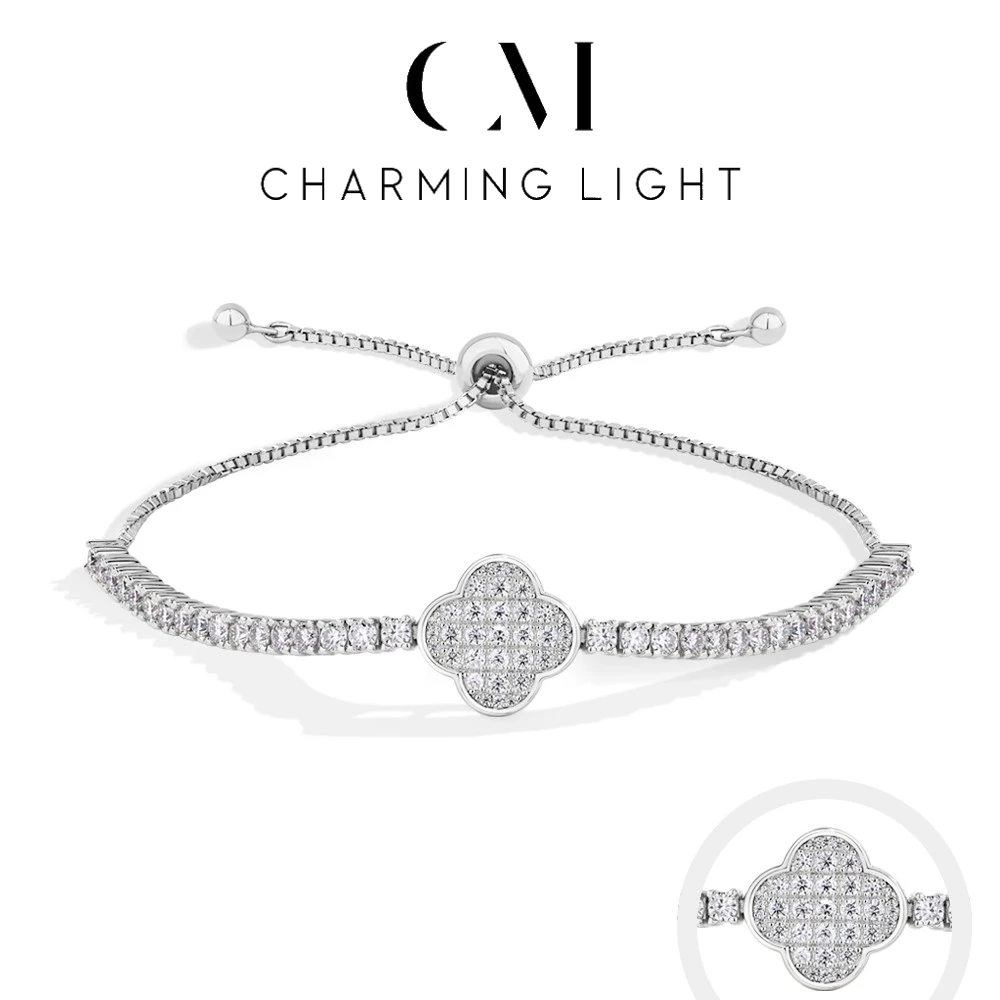 CHARMING Full Moissanite Diamond Bracelets D Color 925 Sterling Silver For Women Luxury Jewelry Vintage Engagement Gifts 16+8cm
CHARMING Full Moissanite Diamond Bracelets D Color 925 Sterling Silver For Women Luxury Jewelry Vintage Engagement Gifts 16+8cm