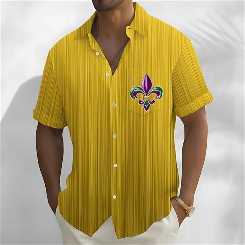 Карнавальная мужская рубашка с 3D принтом на пуговицах, футболки с короткими рукавами, 2026, новая модная уличная одежда для мужчин и женщин, модные праздничные топы
Карнавальная мужская рубашка с 3D принтом на пуговицах, футболки с короткими рукавами, 2026, новая модная уличная одежда для мужчин и женщин, модные праздничные топы