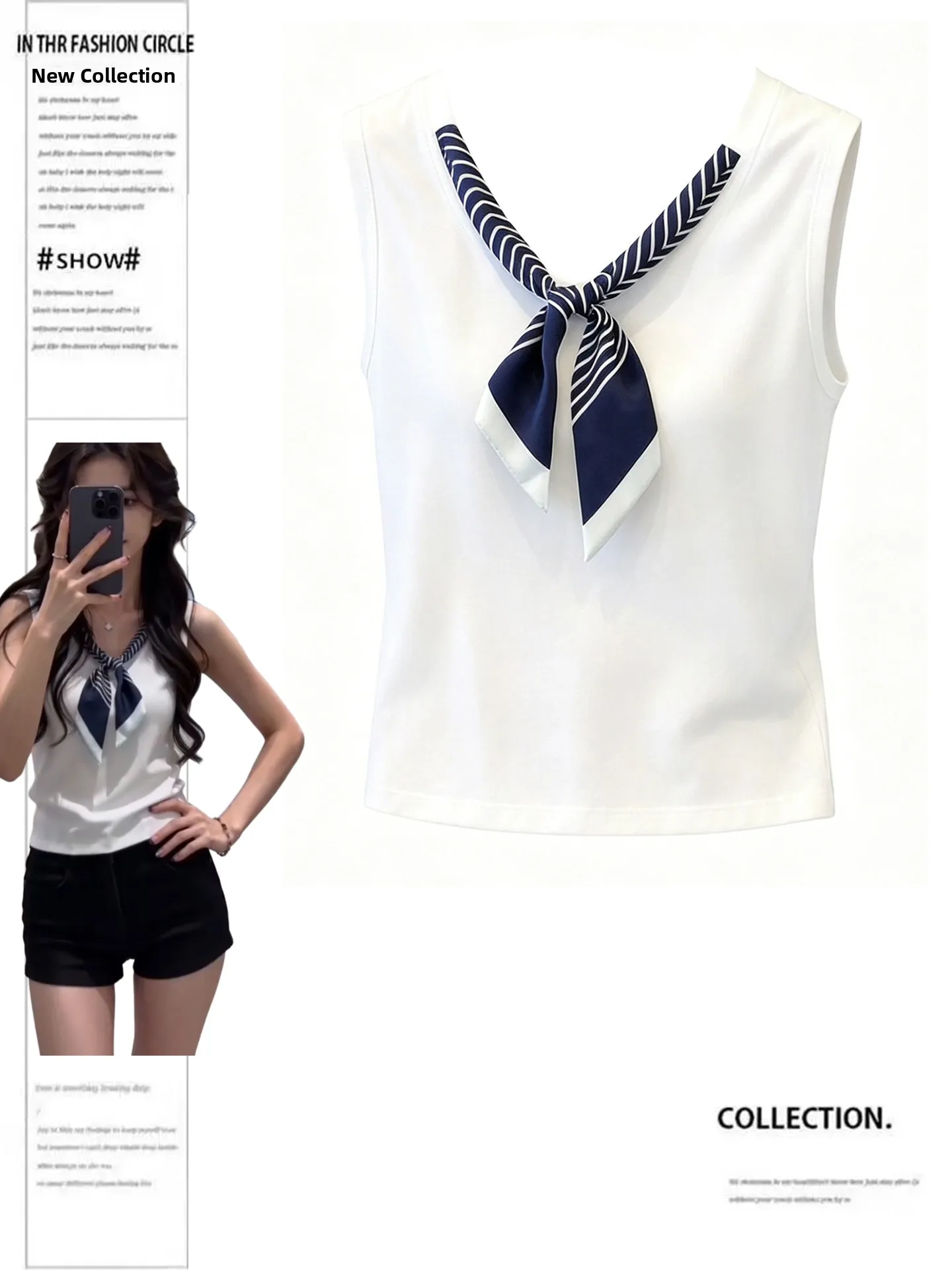 plus Size Korean Style Striped Ribbon V-Neck Sleeveless Vest Women's Summer Slimming Versatile Daily Wear Top DUOR
plus Size Korean Style Striped Ribbon V-Neck Sleeveless Vest Women's Summer Slimming Versatile Daily Wear Top DUOR