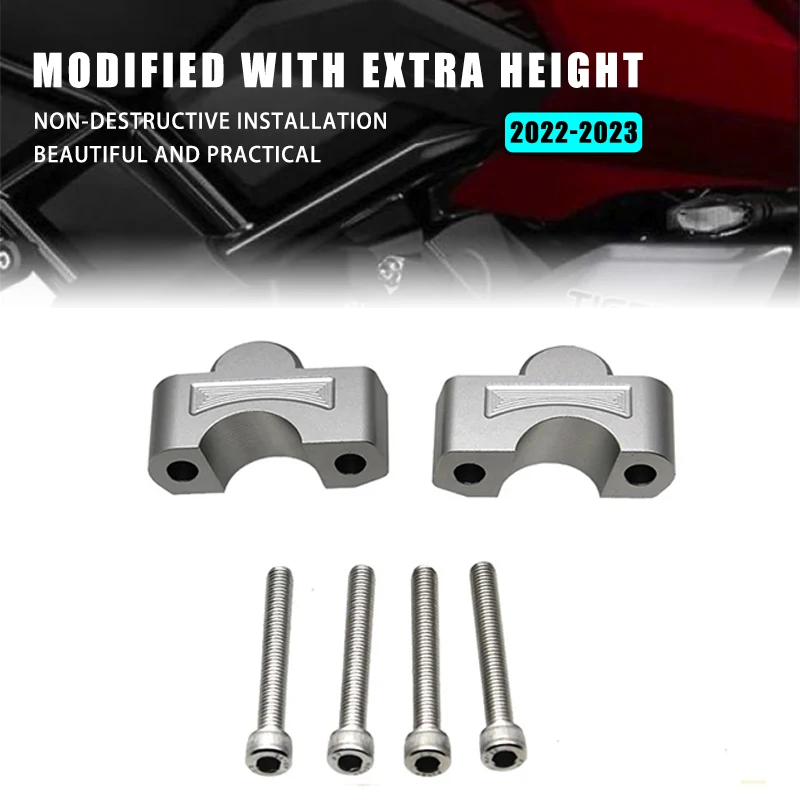 Handlebar Riser Fit For Tiger Sport 660 Tiger 660 Tiger660 2022 2023 Motorcycle CNC Handle Bar Raiser Extend Mount Clamp Adapte
Handlebar Riser Fit For Tiger Sport 660 Tiger 660 Tiger660 2022 2023 Motorcycle CNC Handle Bar Raiser Extend Mount Clamp Adapte
