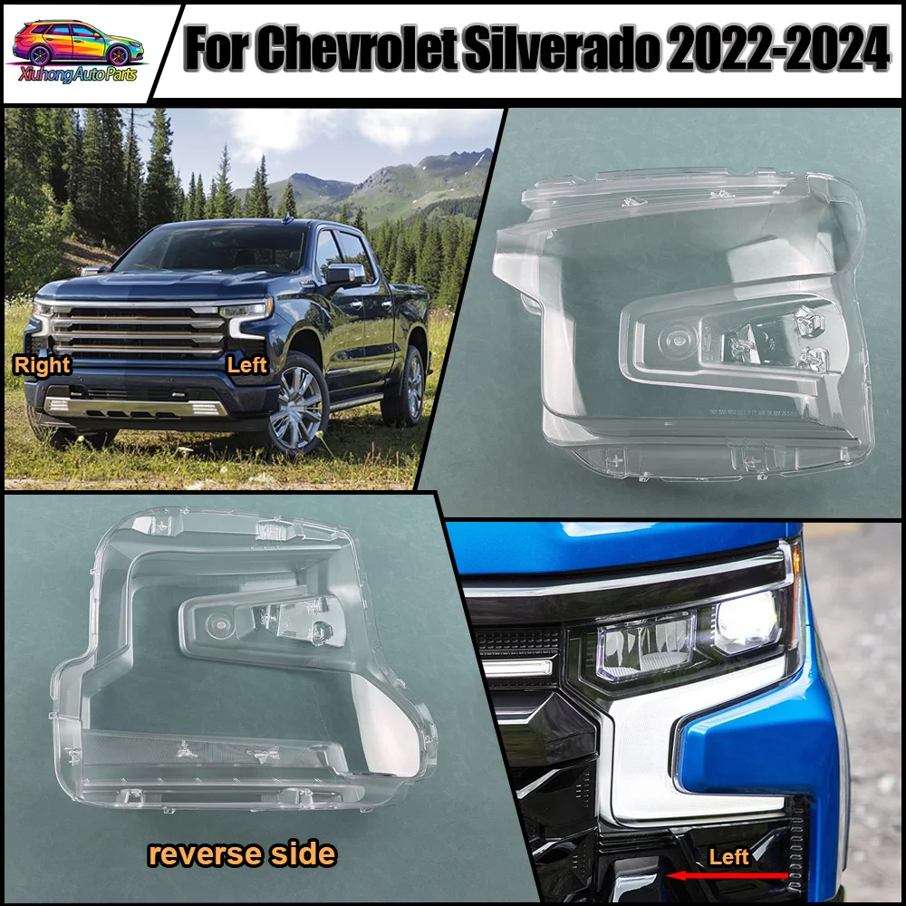 Headlamp Cover Transparent Mask Headlight Shell Lens Plexiglass Replace Original Lampshade 2022-2024 For Chevrolet Silverado
Headlamp Cover Transparent Mask Headlight Shell Lens Plexiglass Replace Original Lampshade 2022-2024 For Chevrolet Silverado