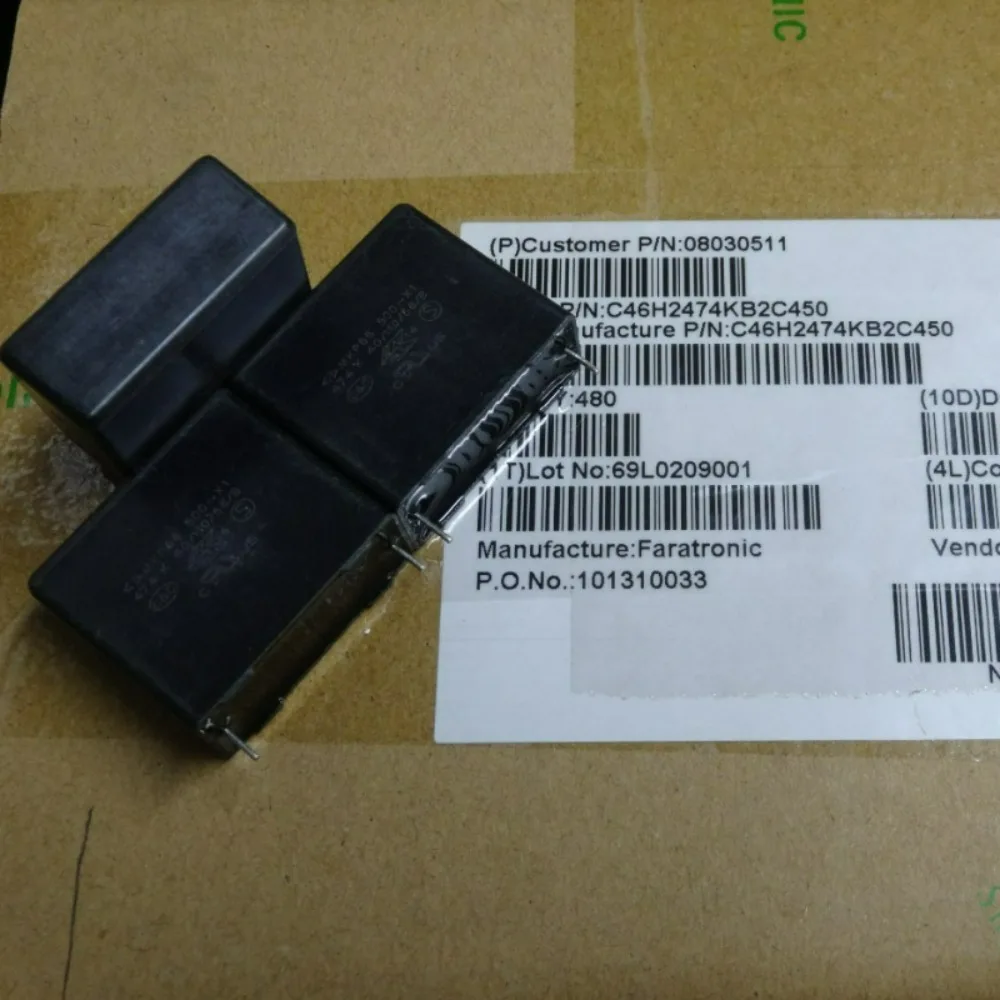 Fara MKP66 0.47uf 500vAC 470nf u47 474 X1 Brand New 28mm Film Capacitor C46H2474KB2C450
Fara MKP66 0.47uf 500vAC 470nf u47 474 X1 Brand New 28mm Film Capacitor C46H2474KB2C450