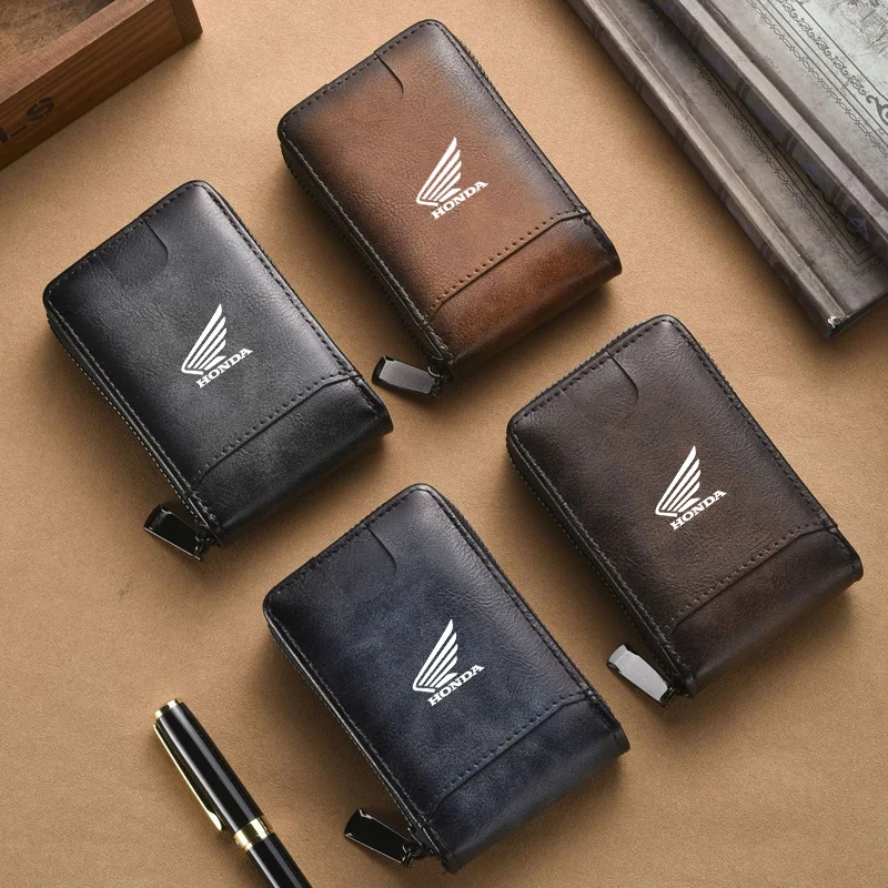 For Honda CBR 125R 954 600 F4i 650F 650R 1100XX 1000F CBR 1000RR 600RR Leather Mini Credit Card Purse Portable Motorcycle Wallet
For Honda CBR 125R 954 600 F4i 650F 650R 1100XX 1000F CBR 1000RR 600RR Leather Mini Credit Card Purse Portable Motorcycle Wallet