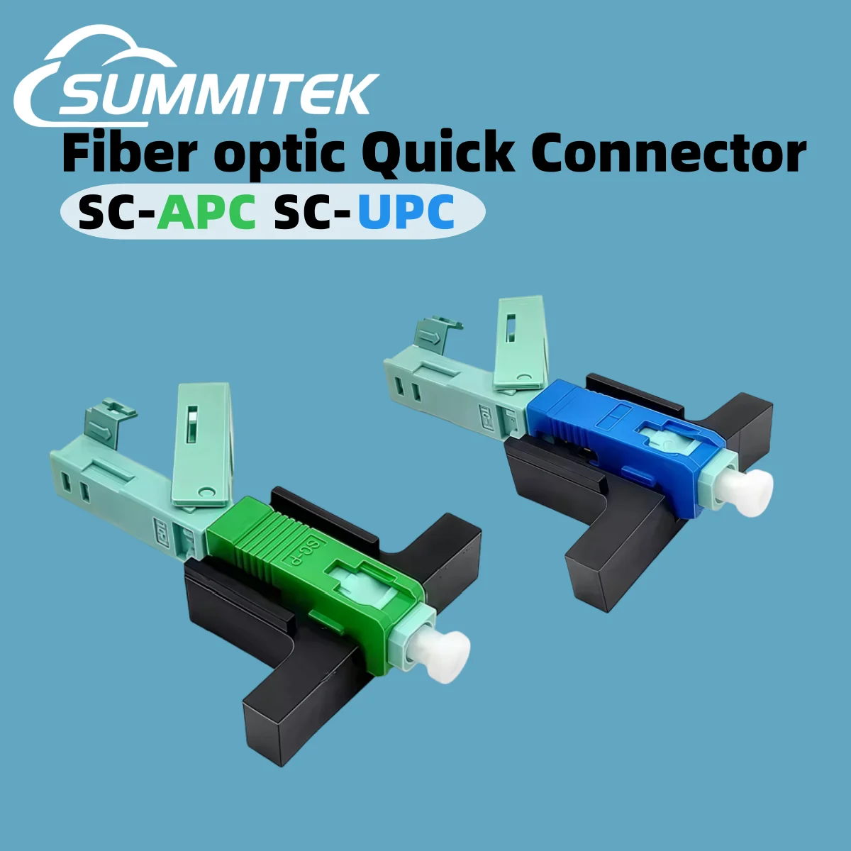 SUMMITEK SC UPC Quick Connector FTTH Fiber Field Assembly Cold Connector Tool Single Mode Fiber Optic Fast Connector Wholesale
SUMMITEK SC UPC Quick Connector FTTH Fiber Field Assembly Cold Connector Tool Single Mode Fiber Optic Fast Connector Wholesale