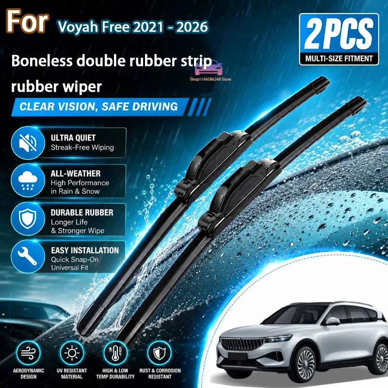 Front Wiper Blades For Voyah Free 2021 - 2026 Windshield Windscreen Clean Window Car Rain Brushes 26"+17" Modification parts
Front Wiper Blades For Voyah Free 2021 - 2026 Windshield Windscreen Clean Window Car Rain Brushes 26"+17" Modification parts