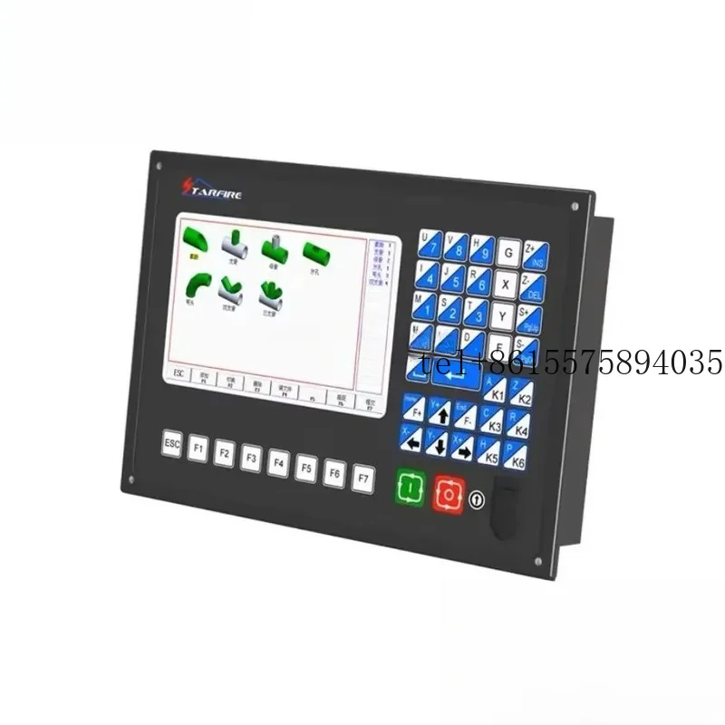 Starfire SF-2100C-BG intersecting line round tube and steel plate cutting machine CNC system controller supports plasma/flame
Starfire SF-2100C-BG intersecting line round tube and steel plate cutting machine CNC system controller supports plasma/flame