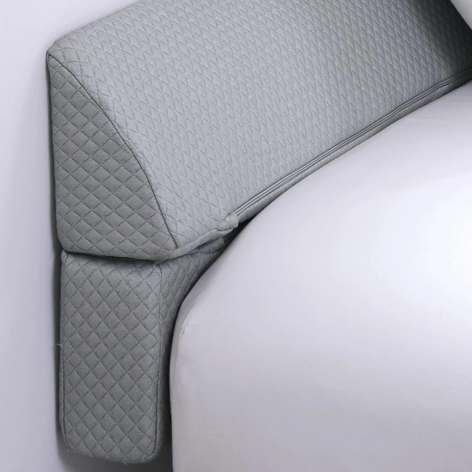 Pillow Wedge for Headboard Gap,Light Grey Bed Wedge Gap Filler King Size,76"x6"x6"
Pillow Wedge for Headboard Gap,Light Grey Bed Wedge Gap Filler King Size,76"x6"x6"