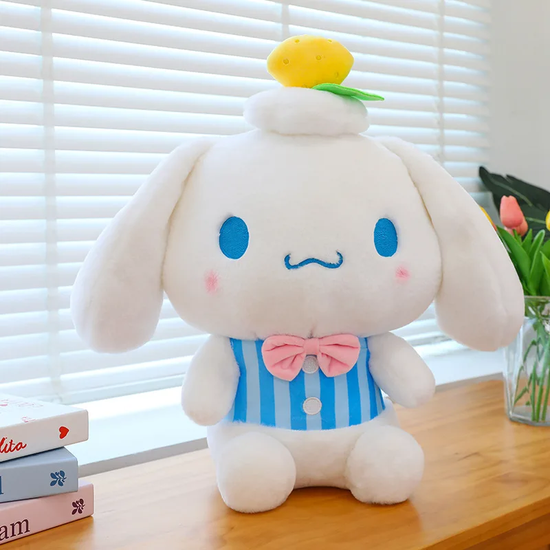 Плюшевая игрушка Sanrio Cinnamoroll в полосатой рубашке с фруктами, мягкая кукла, кавайный пушистый аниме-декор для дома, подарок для девочек-фанаток, милый повседневный аксессуар
Плюшевая игрушка Sanrio Cinnamoroll в полосатой рубашке с фруктами, мягкая кукла, кавайный пушистый аниме-декор для дома, подарок для девочек-фанаток, милый повседневный аксессуар