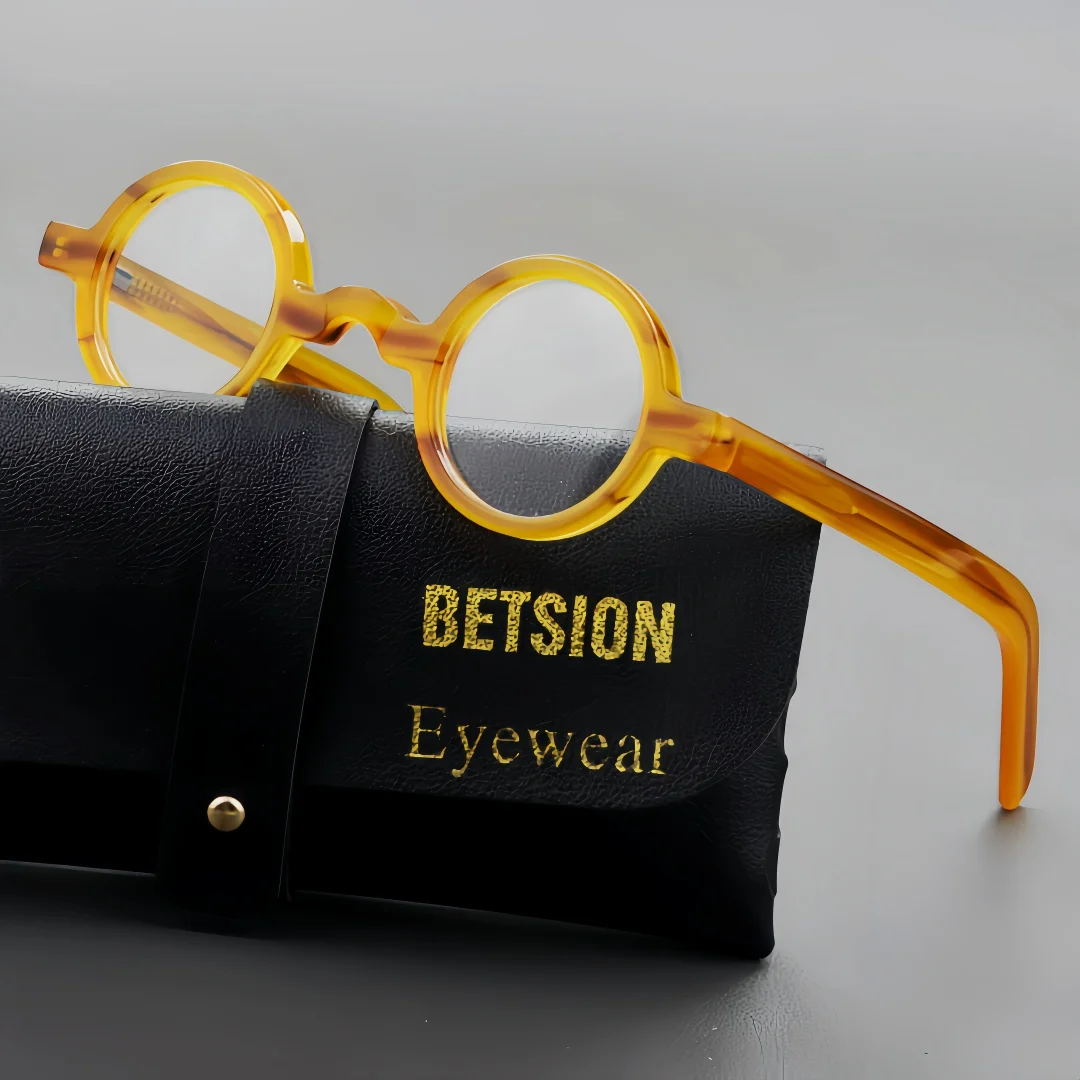 BETSION Vintage Small Round Acetate Eyeglasses Frame Japanese Style Premium Spectacles Men Women Fashion Eyewear #S18
BETSION Vintage Small Round Acetate Eyeglasses Frame Japanese Style Premium Spectacles Men Women Fashion Eyewear #S18