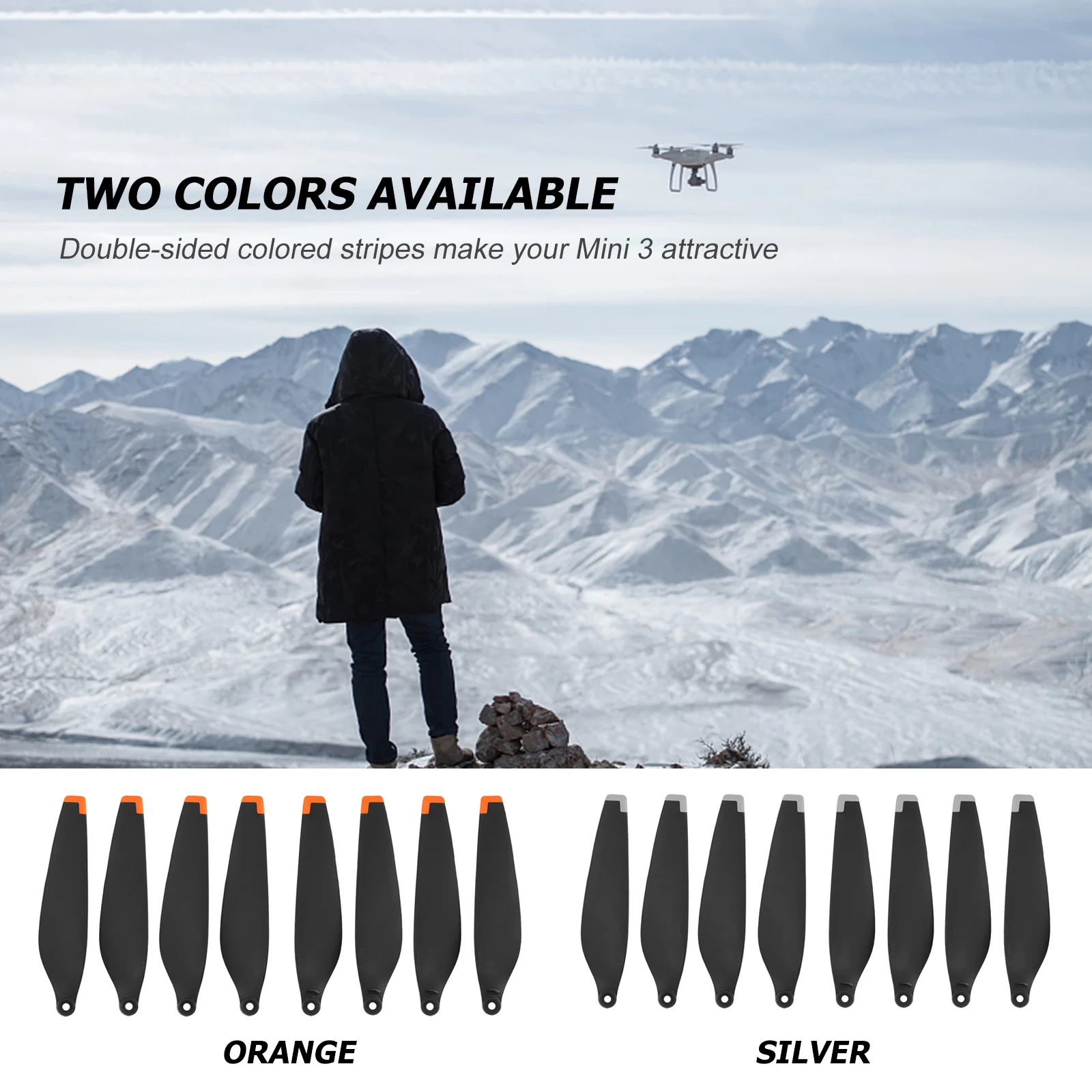 8pcs Mini Propellers with Screw Accessories Propeller Blade Spare Parts Light Weight Blades Props Wings Low-Noise for Mini 3
8pcs Mini Propellers with Screw Accessories Propeller Blade Spare Parts Light Weight Blades Props Wings Low-Noise for Mini 3