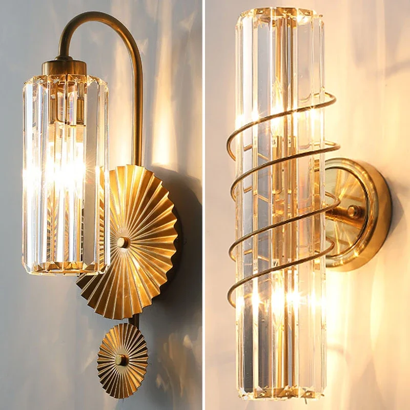 Modern Luxury Gold Wall Light Crystal LED Lamp For Living Room Beroom Tv Background Decoration Indoor Lighting Fixtures
Modern Luxury Gold Wall Light Crystal LED Lamp For Living Room Beroom Tv Background Decoration Indoor Lighting Fixtures