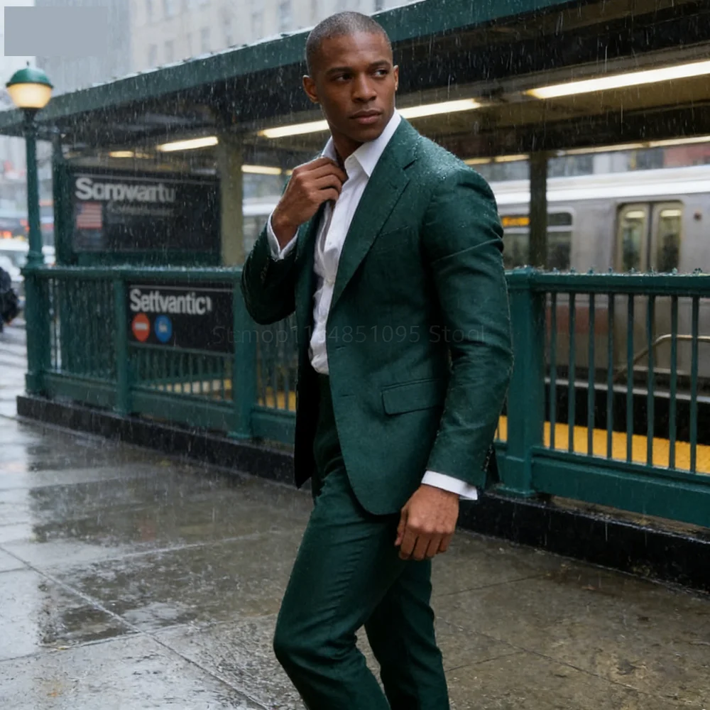 Classic Suits for Men Notch Lapel 2 Pieces Business Blazer and Pants Set Elegant Slim Fit Men's Suit for Wedding Prom Groomsmen
Classic Suits for Men Notch Lapel 2 Pieces Business Blazer and Pants Set Elegant Slim Fit Men's Suit for Wedding Prom Groomsmen