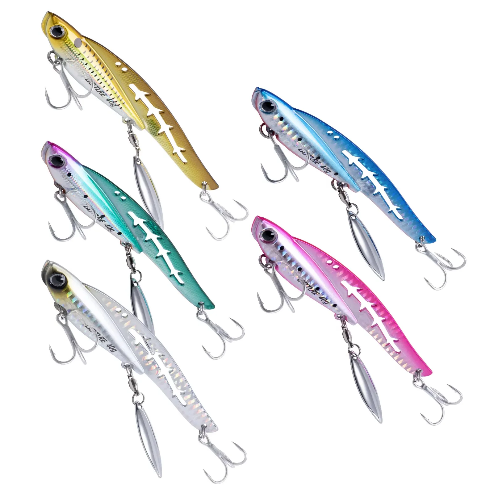 Goture, 5 шт./лот, 35г, 40г, 45г, металлическая приманка для джиггинга, спиннинговая приманка с вибрирующим хвостом, металлическая виброхвостовая приманка для заброса с берега, джиг-приманка, блесна, снасти для ловли баса, 3D глаза
Goture, 5 шт./лот, 35г, 40г, 45г, металлическая приманка для джиггинга, спиннинговая приманка с вибрирующим хвостом, металлическая виброхвостовая приманка для заброса с берега, джиг-приманка, блесна, снасти для ловли баса, 3D глаза