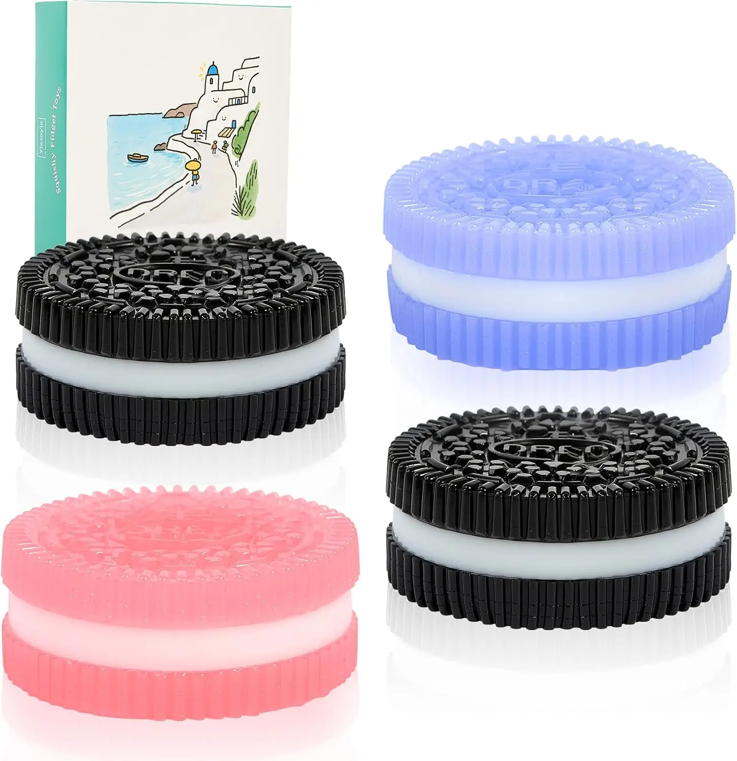 4 Pcs Squishy Fidget Toys, Cute Cookie Sensory Toys for Kids with Autism, Squishies Stress Relief Fidgets Toys for Adults, Party Favor Gift
4 Pcs Squishy Fidget Toys, Cute Cookie Sensory Toys for Kids with Autism, Squishies Stress Relief Fidgets Toys for Adults, Party Favor Gift