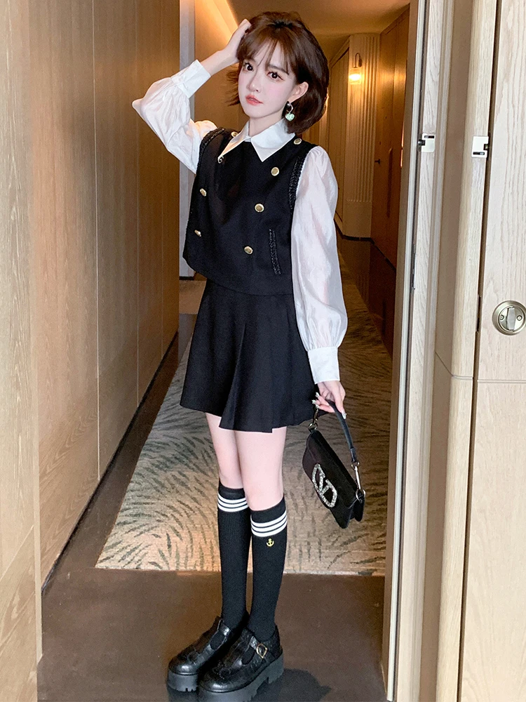 Комплект MIUCO Faion: уникальный женский костюм из юбки и блузки, осенний повседневный комплект из двух предметов для женщин 25-35 лет
Комплект MIUCO Faion: уникальный женский костюм из юбки и блузки, осенний повседневный комплект из двух предметов для женщин 25-35 лет