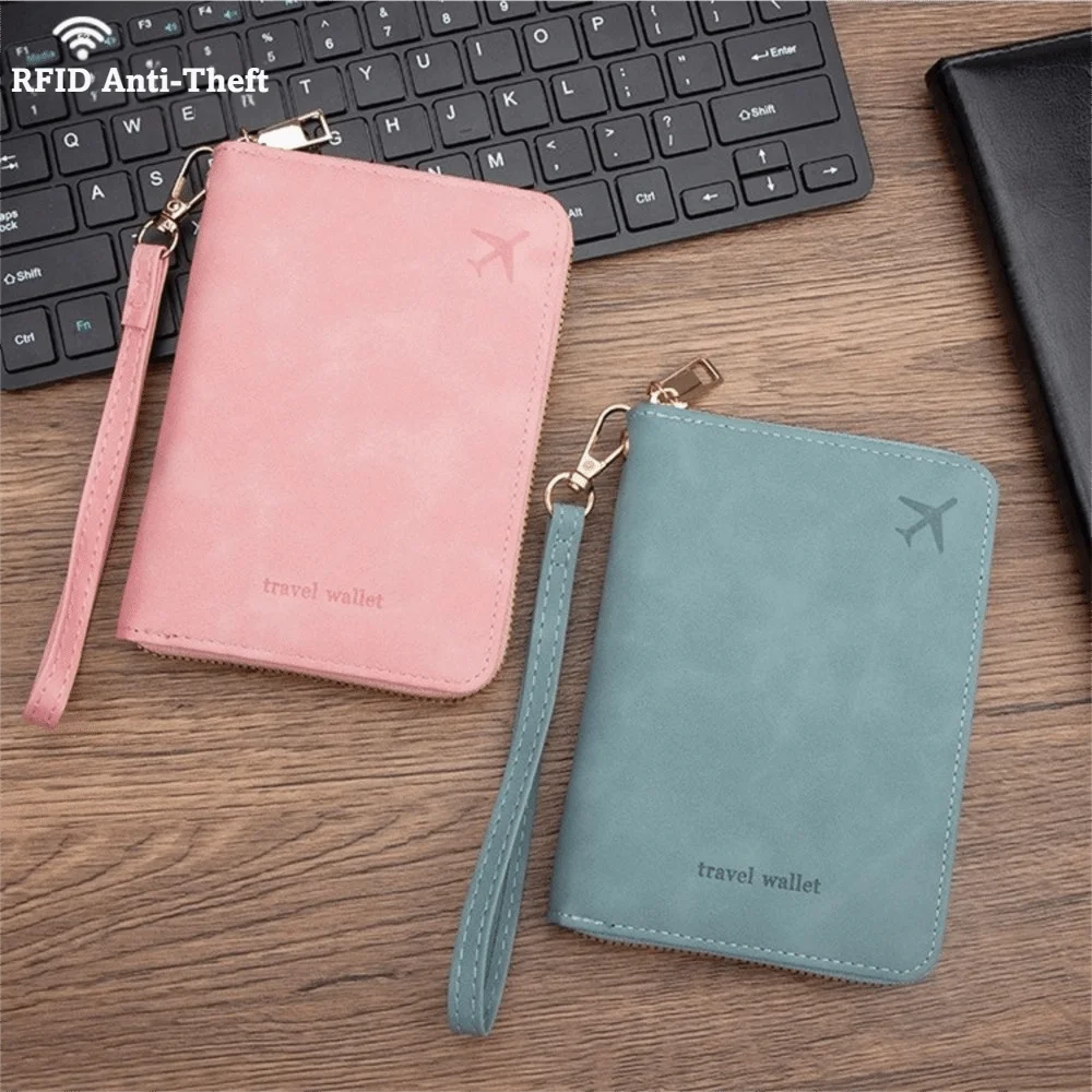 Multi-Functional PU RFID Passport Case Anti-Magnetic Solid Color Passport Holder Zipper Closure Coin Purse Unisex
Multi-Functional PU RFID Passport Case Anti-Magnetic Solid Color Passport Holder Zipper Closure Coin Purse Unisex
