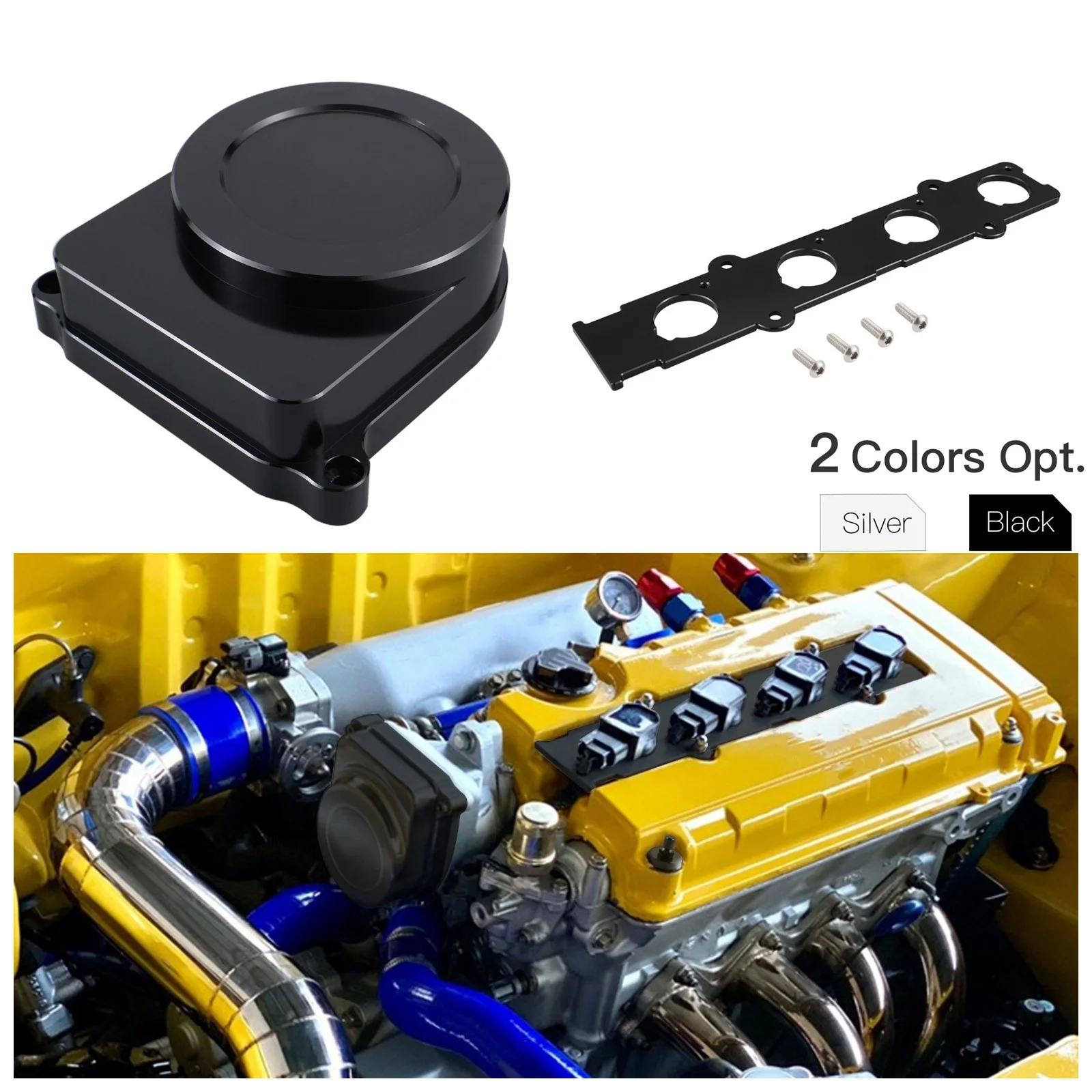 Coil On Plug Adapter Plate & Distributor Cap for Honda Civic del Sol Civic Si for Acura B-Series B16 B18C VTEC Engines
Coil On Plug Adapter Plate & Distributor Cap for Honda Civic del Sol Civic Si for Acura B-Series B16 B18C VTEC Engines