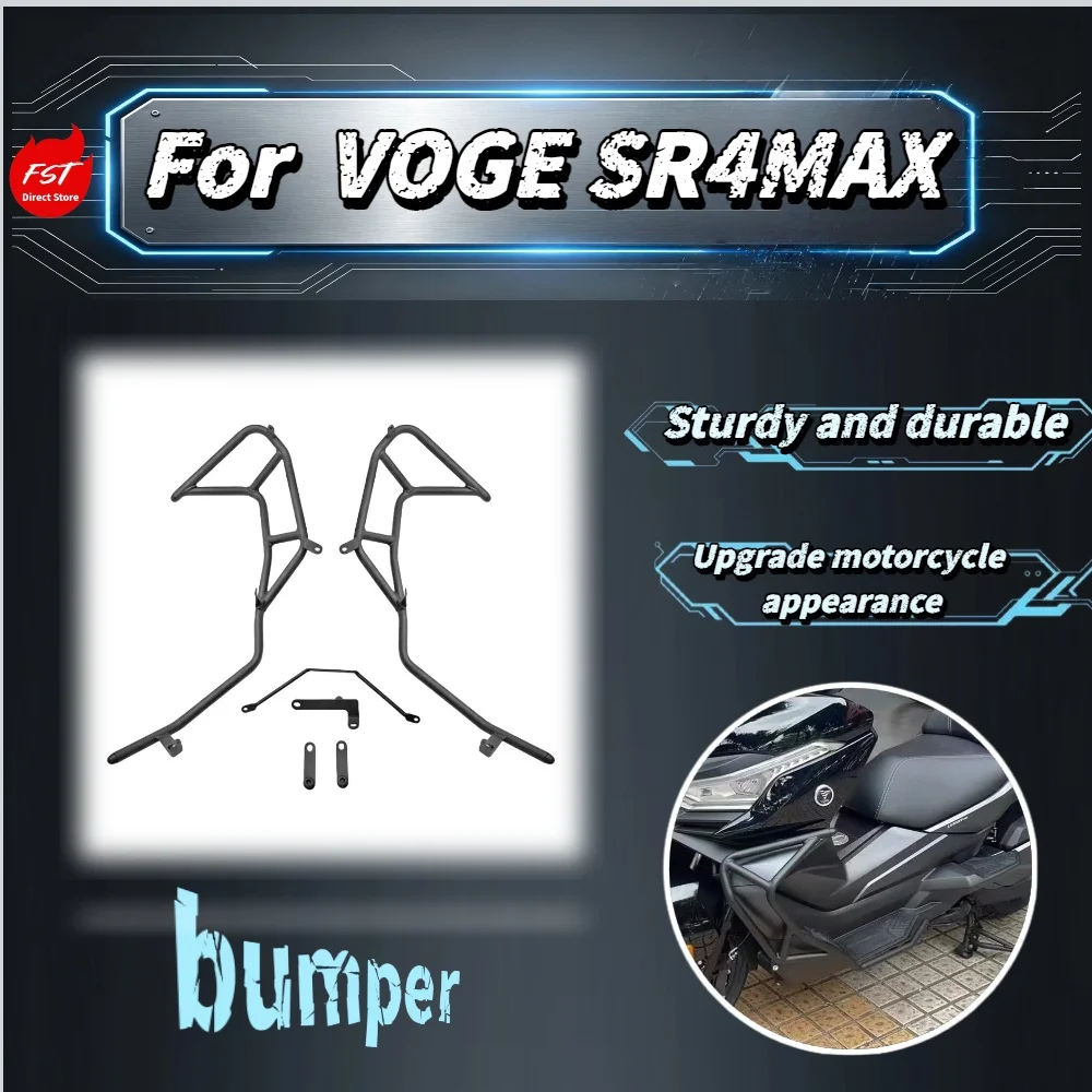 For Voge SR4Max Upgraded Thickened Full Wrap Crash Bar Front Bumper Anti-fall Protector Mod Parts
For Voge SR4Max Upgraded Thickened Full Wrap Crash Bar Front Bumper Anti-fall Protector Mod Parts