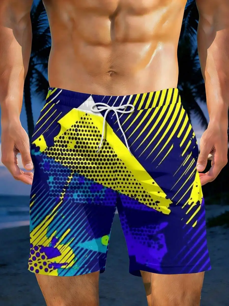 Mens Abstract Geometric 3D Printed Beach Shorts Vibrant Pop Art Pattern Summer Casual Wear
Mens Abstract Geometric 3D Printed Beach Shorts Vibrant Pop Art Pattern Summer Casual Wear