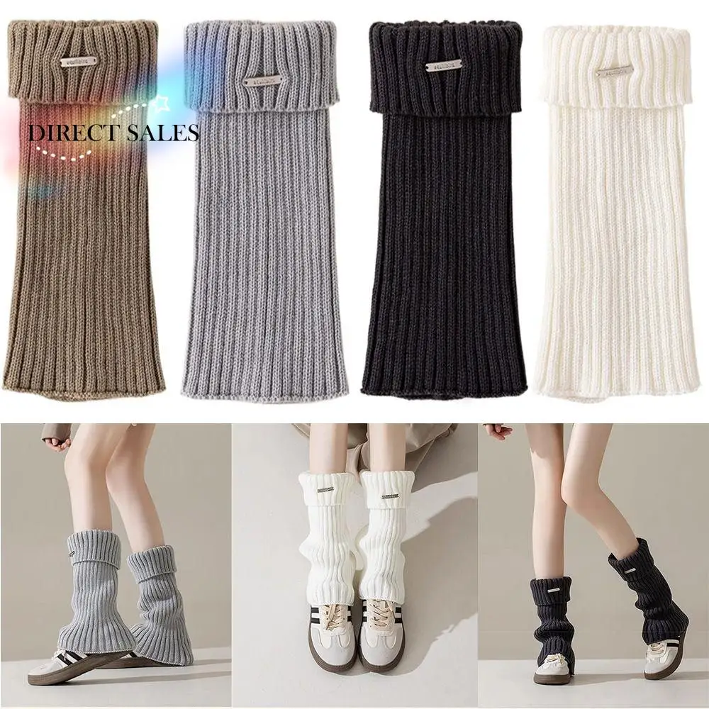 Elegant Solid Color Women's Leg Warmers Y2K Thickened Knitted Heap Socks Comfortable Elastic Long Boot Cuffs Winter
Elegant Solid Color Women's Leg Warmers Y2K Thickened Knitted Heap Socks Comfortable Elastic Long Boot Cuffs Winter