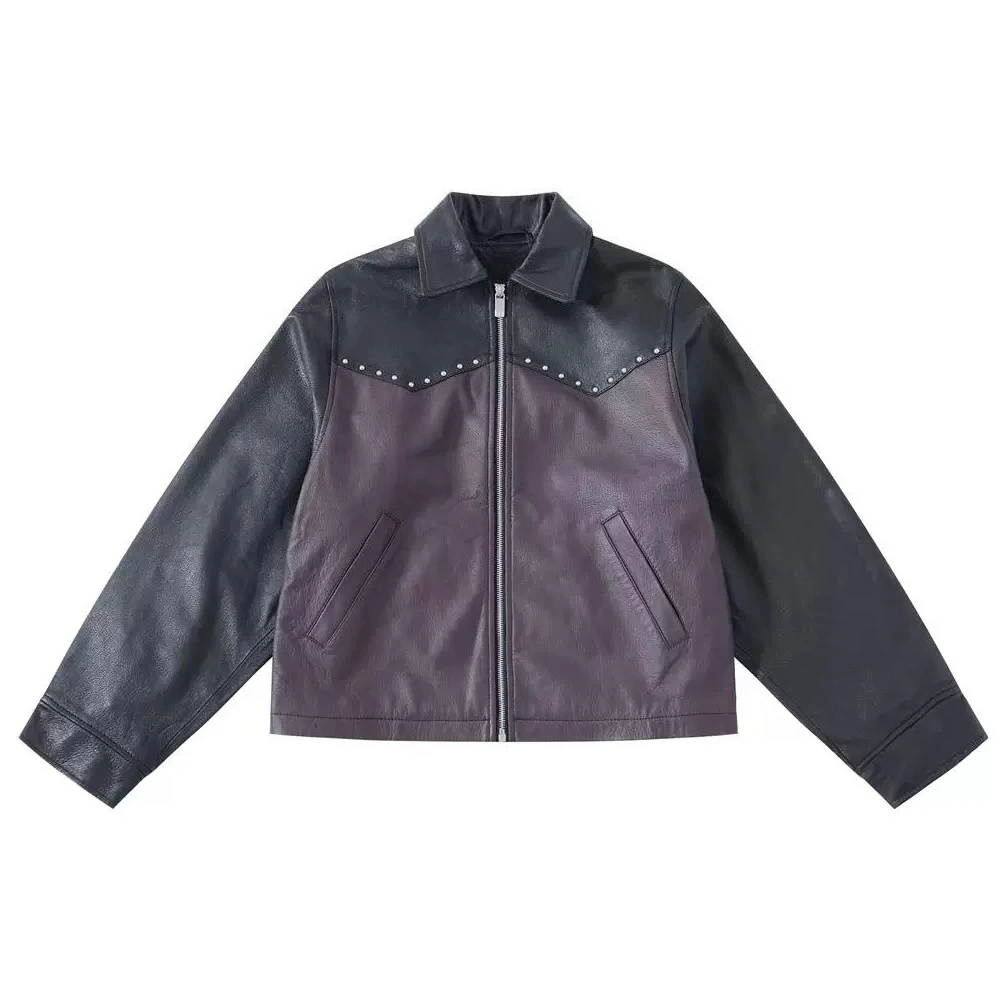 ER/D 24SS rivet oil wax old goatskin jacket
ER/D 24SS rivet oil wax old goatskin jacket