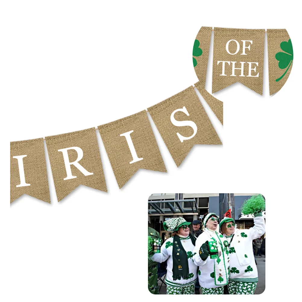 Luck of The Shamrock Burlap Banner Four Leaf Clover Bunting Garland About 2.5 Meters St Patrick Day Decor Party Decoration
Luck of The Shamrock Burlap Banner Four Leaf Clover Bunting Garland About 2.5 Meters St Patrick Day Decor Party Decoration