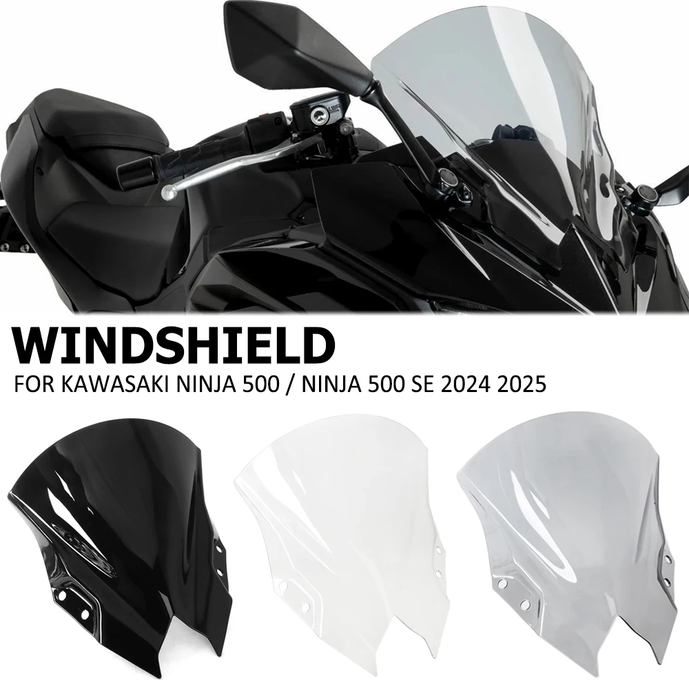 Motorcycle Accessories Windscreen Windshield Wind Shield Screen Deflector Protector For Kawasaki NINJA500 Ninja 500 SE 2024 2025
Motorcycle Accessories Windscreen Windshield Wind Shield Screen Deflector Protector For Kawasaki NINJA500 Ninja 500 SE 2024 2025