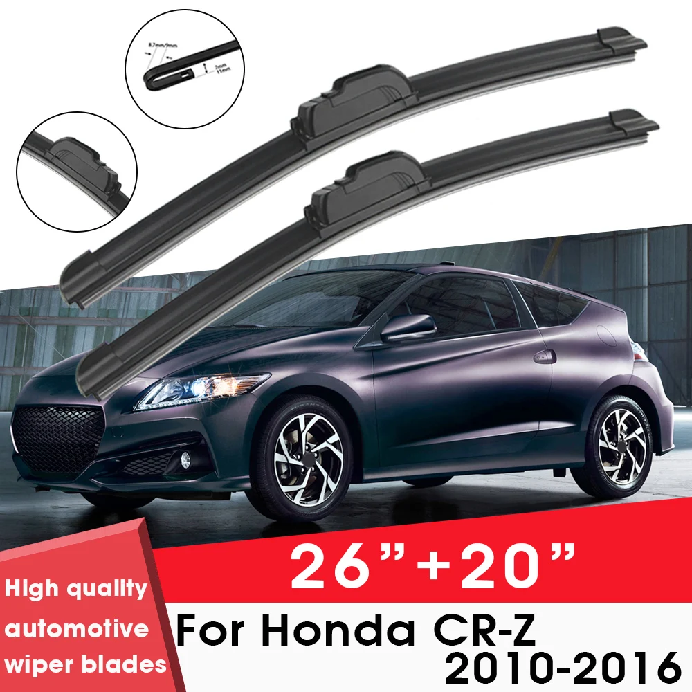 Car Wiper Blade Blades For Honda CR-Z 2010-2016 26"+20" Windshield Windscreen Clean Naturl Rubber Car Wipers Accessories
Car Wiper Blade Blades For Honda CR-Z 2010-2016 26"+20" Windshield Windscreen Clean Naturl Rubber Car Wipers Accessories
