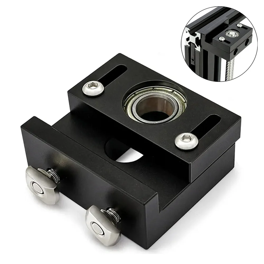 Metal Z-Rod Bearing Holder Aluminum Z-Axis Leadscrew Top Mount for Creality Ender 3 CR10 Tornado BLUER 3D Printer Accessories
Metal Z-Rod Bearing Holder Aluminum Z-Axis Leadscrew Top Mount for Creality Ender 3 CR10 Tornado BLUER 3D Printer Accessories