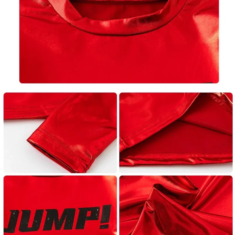Girls' Jazz Dance Costume Short Cut Crop Top, Korean Version Wide Leg Pants Set, Children's Jazz Cool Performance Outfit
Girls' Jazz Dance Costume Short Cut Crop Top, Korean Version Wide Leg Pants Set, Children's Jazz Cool Performance Outfit