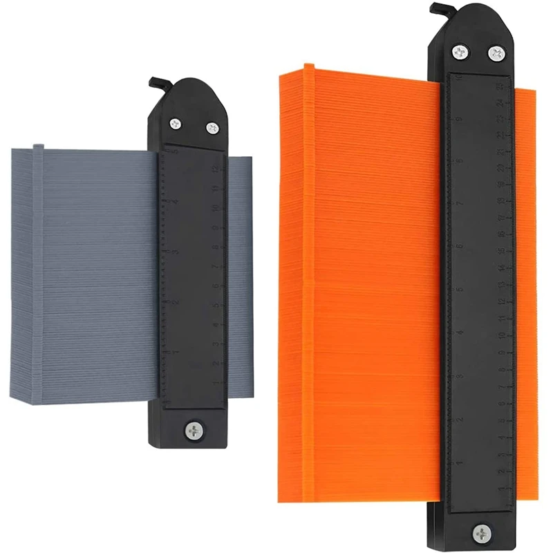 2 Pcs Widen Contour Gauge With Lock 5 Inch 10 Inch Contour Duplicator Tool Profile Gauge For Measuring
2 Pcs Widen Contour Gauge With Lock 5 Inch 10 Inch Contour Duplicator Tool Profile Gauge For Measuring