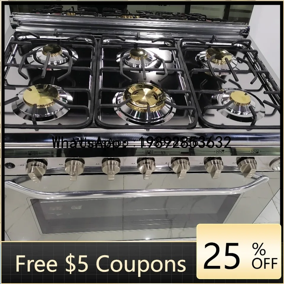 A1 Built-in Oven Vertical Convection Range 6 Burners Gas Stove 900mm Wide Multi-Functional
A1 Built-in Oven Vertical Convection Range 6 Burners Gas Stove 900mm Wide Multi-Functional
