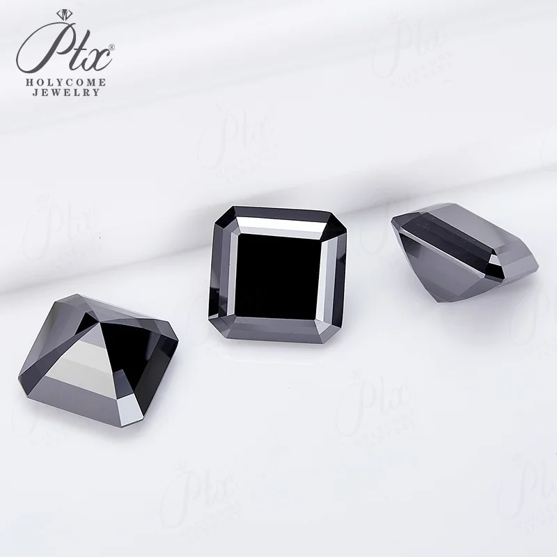 Wholesale Moissanite Diamond Lab Grown Gemstones Asscher Cut Black Color with GRA Certificate for Jewelry Making DIY Beads
Wholesale Moissanite Diamond Lab Grown Gemstones Asscher Cut Black Color with GRA Certificate for Jewelry Making DIY Beads