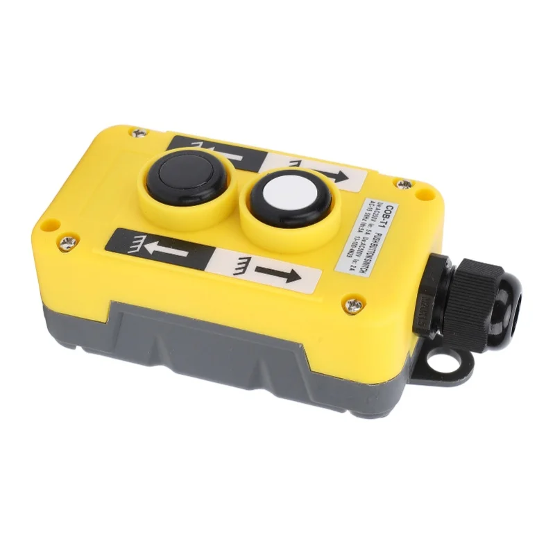 Electric Hoist Crane Pushbutton Switch Rainproof For Industrial Up Down Driving AC250V 5A 500V 2A COB-T1
Electric Hoist Crane Pushbutton Switch Rainproof For Industrial Up Down Driving AC250V 5A 500V 2A COB-T1
