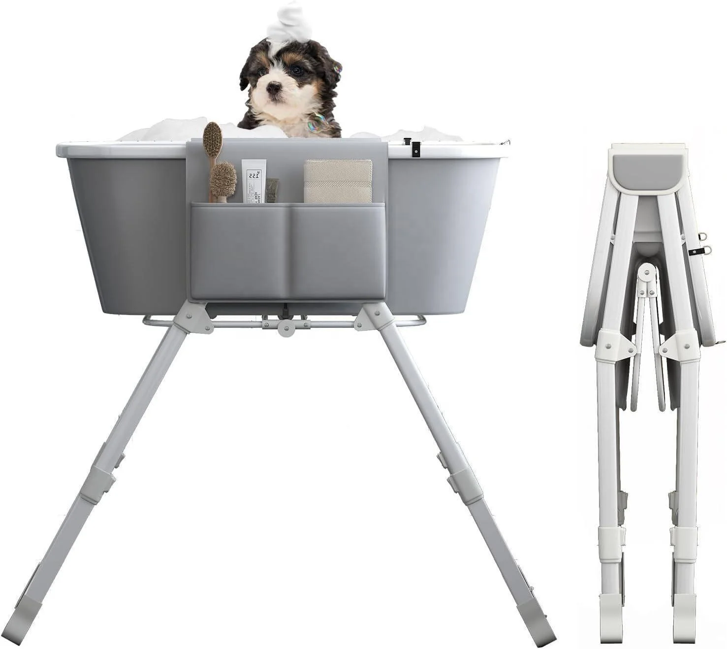 !@USMILEPET New Arrival Collapsible Pet Bathtub With Stand Dog Bath Pool PVC Clip for Traveling Dogs
!@USMILEPET New Arrival Collapsible Pet Bathtub With Stand Dog Bath Pool PVC Clip for Traveling Dogs