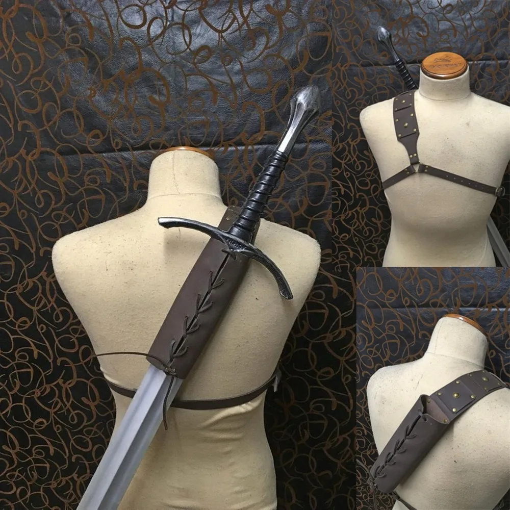 Medieval Viking Crusader Sword Shoulder Strap for Back Mounting Belt
Medieval Viking Crusader Sword Shoulder Strap for Back Mounting Belt