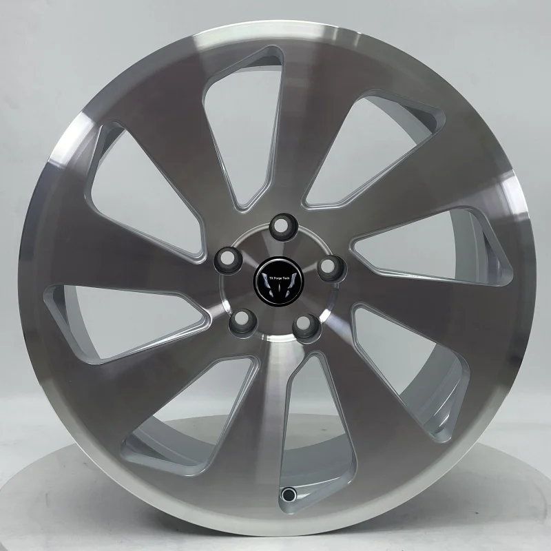Source Factory Custom Forged Aluminium Alloy Passenger Car Wheels Hubs Rims 5 Spokes with Glossy Silver Finish One Piece
Source Factory Custom Forged Aluminium Alloy Passenger Car Wheels Hubs Rims 5 Spokes with Glossy Silver Finish One Piece