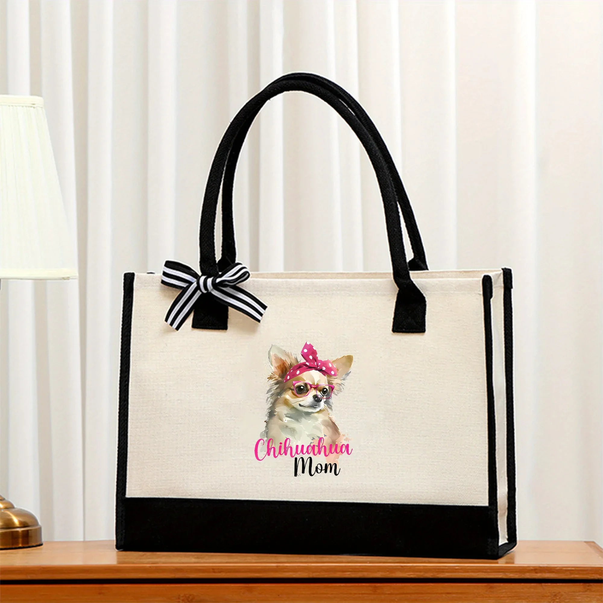 Cute Puppy Print Handbag Fashionable Women's Shoulder Bag Lightweight Travel Beach Bag shoppingbag casual tote bags
Cute Puppy Print Handbag Fashionable Women's Shoulder Bag Lightweight Travel Beach Bag shoppingbag casual tote bags