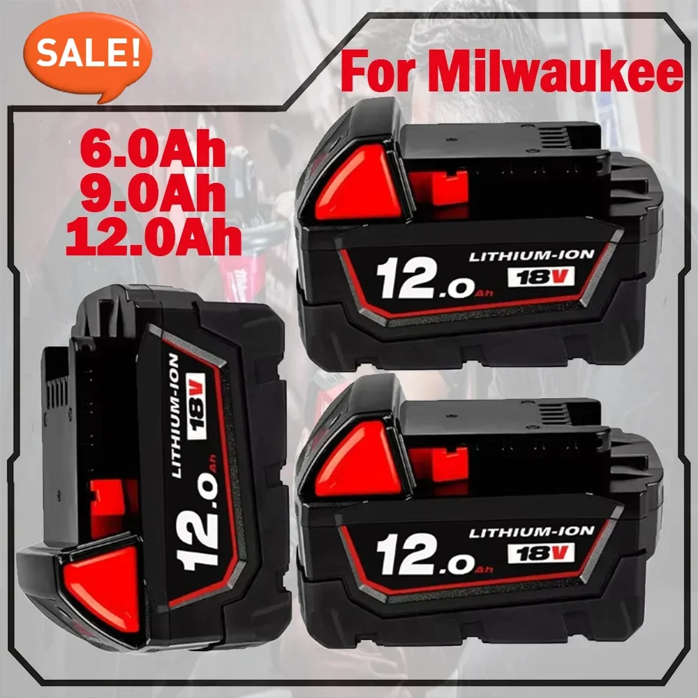 Apply To for Milwaukee M18 12000mAh 18V 48-11-1815 48-11-1850 2646-20 2642-21ct Replacement Lithium Battery for Milwaukee
Apply To for Milwaukee M18 12000mAh 18V 48-11-1815 48-11-1850 2646-20 2642-21ct Replacement Lithium Battery for Milwaukee