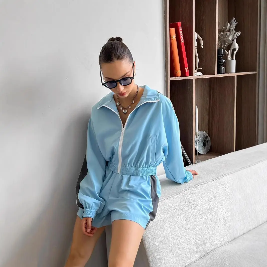 Женский повседневный комплект Faion Color Blo, свободная молния Long Sve Spor orts And Top Ensemble, осенний сезон, Long Sve
Женский повседневный комплект Faion Color Blo, свободная молния Long Sve Spor orts And Top Ensemble, осенний сезон, Long Sve