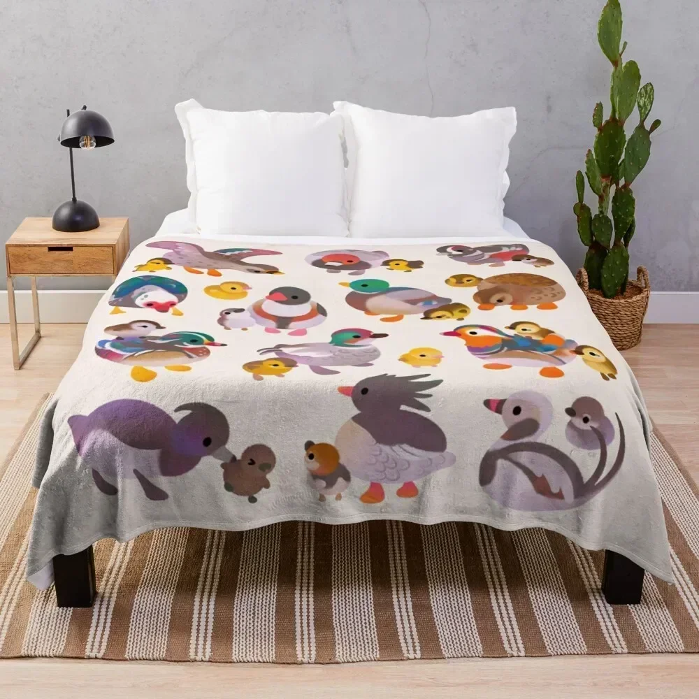 Duck and Duckling Throw Blanket Air Conditioner Soft Blanket for Office Home
Duck and Duckling Throw Blanket Air Conditioner Soft Blanket for Office Home