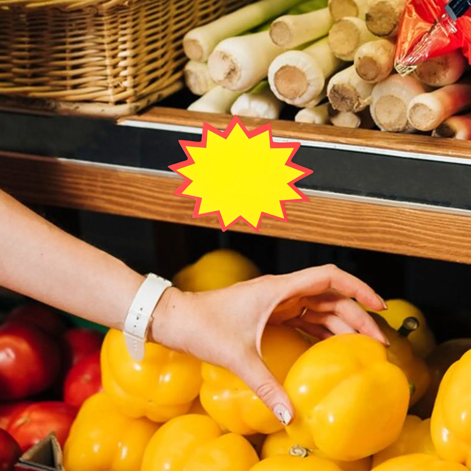 100Pcs Supermarket Price Labels Retail Sale Signs Blank Price Tags for Clothing Fruit Vegetable Shelves Clear Visibility Long
100Pcs Supermarket Price Labels Retail Sale Signs Blank Price Tags for Clothing Fruit Vegetable Shelves Clear Visibility Long