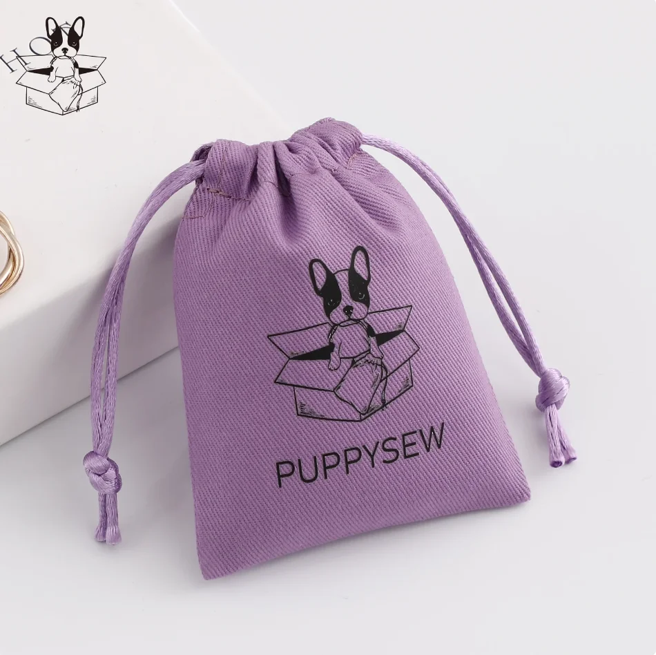 50 Purple Cotton drawstring bag personalize logo custom dust pouch jewelry packaging pouch printing wholesale gift packaging pro
50 Purple Cotton drawstring bag personalize logo custom dust pouch jewelry packaging pouch printing wholesale gift packaging pro