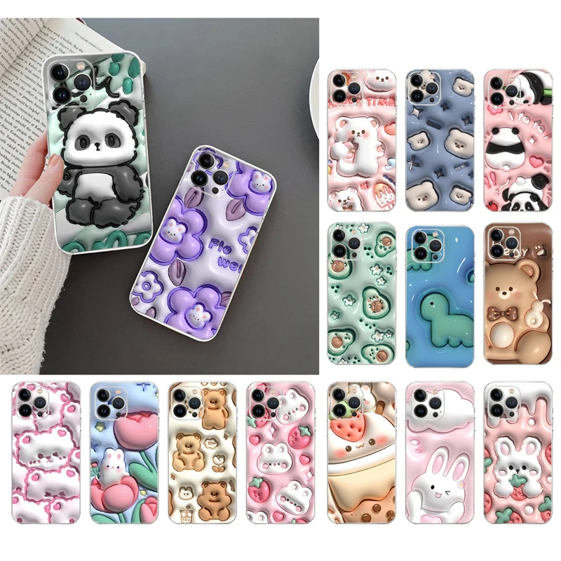 Bear Bunny Panda Cartoon Dinosaur Phone Case For iPhone 16 15 14 13 12 11 Pro Max Plus Mini
Bear Bunny Panda Cartoon Dinosaur Phone Case For iPhone 16 15 14 13 12 11 Pro Max Plus Mini