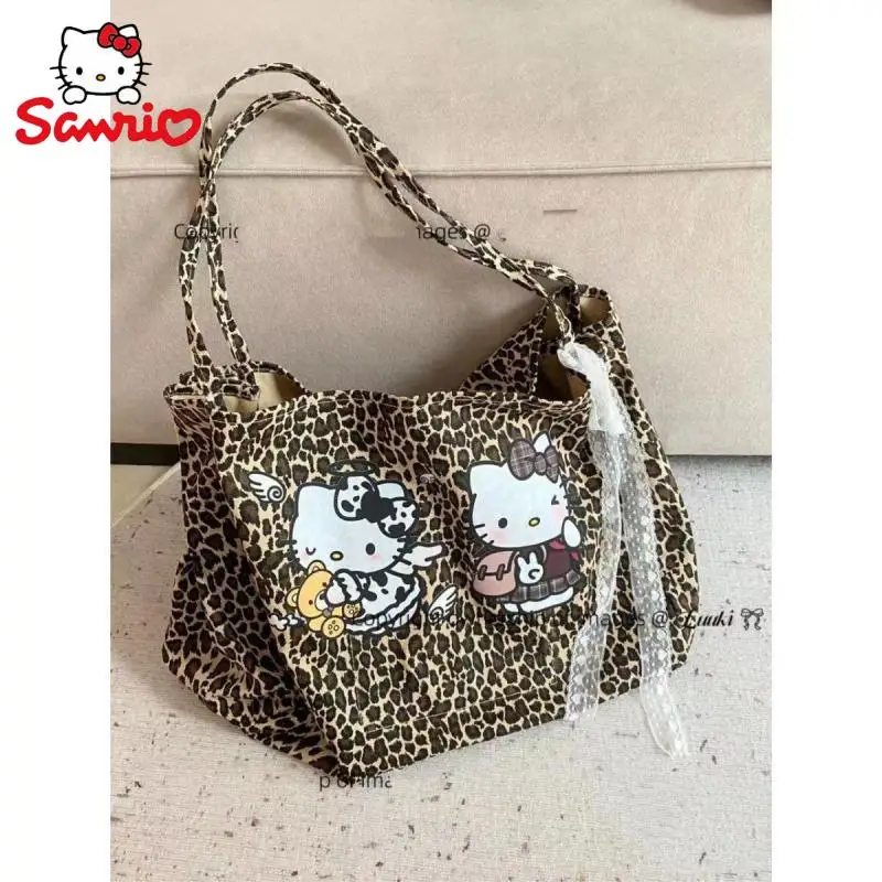Kawaii Hello Kitty American Retro Shoulder Bag 2024 New Cute Large Capacity Leopard Print Versatile Tote Bag Birthday Gift Girls
Kawaii Hello Kitty American Retro Shoulder Bag 2024 New Cute Large Capacity Leopard Print Versatile Tote Bag Birthday Gift Girls