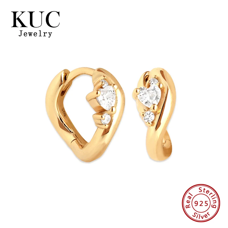 Trendy Stylish Luxury Designer 925 Sterling Silver Women Fine Jewelry Twist Heart Zircon Hoop Earrings
Trendy Stylish Luxury Designer 925 Sterling Silver Women Fine Jewelry Twist Heart Zircon Hoop Earrings