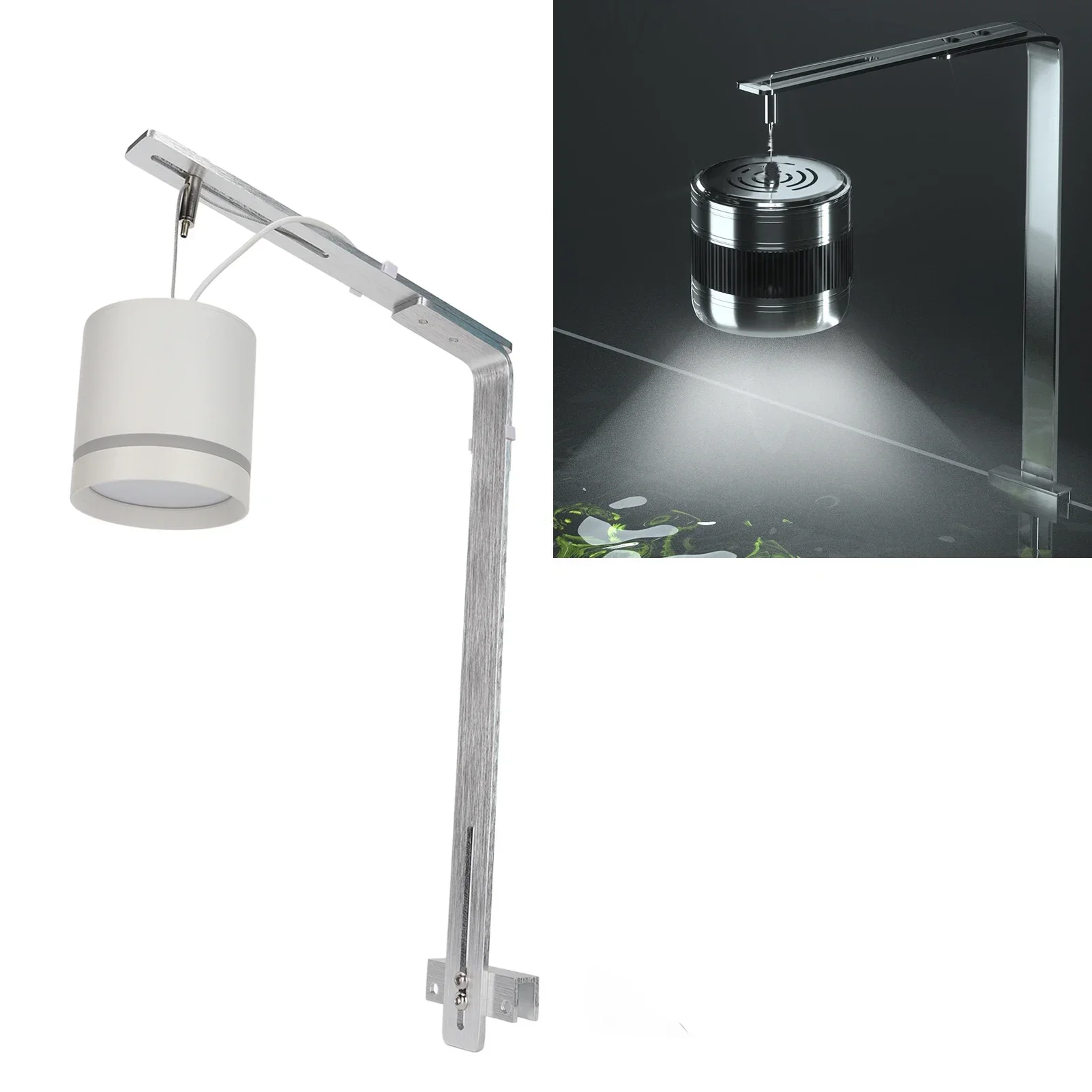 Fish Tank Light Holder Cylinder COB Aluminium Alloy Full Spectrum Drop Light Mount Bracket for Fish Tank Aquarium
Fish Tank Light Holder Cylinder COB Aluminium Alloy Full Spectrum Drop Light Mount Bracket for Fish Tank Aquarium