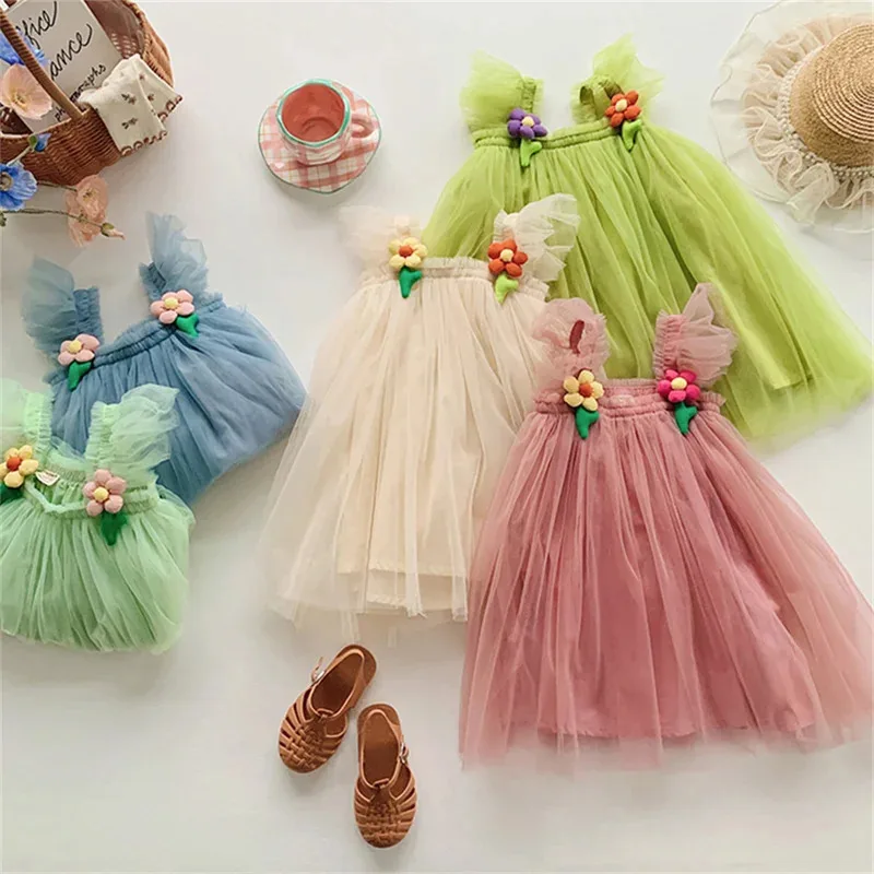 Girls Baby Flower Solid Mesh Vestidos Kids Fairy Princess Dress Children Fancy Floral Clothes Birthday Party Photoshoot Apparel
Girls Baby Flower Solid Mesh Vestidos Kids Fairy Princess Dress Children Fancy Floral Clothes Birthday Party Photoshoot Apparel