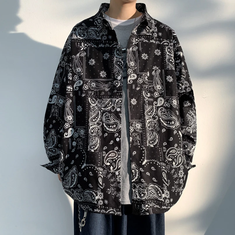 Oversized Men's Shirt Plaid Bandana Vintage Mens Hip Hop Shirts Clothes Long Sleeve Male Cardigan Harajuku 2026 Spring Autumn
Oversized Men's Shirt Plaid Bandana Vintage Mens Hip Hop Shirts Clothes Long Sleeve Male Cardigan Harajuku 2026 Spring Autumn