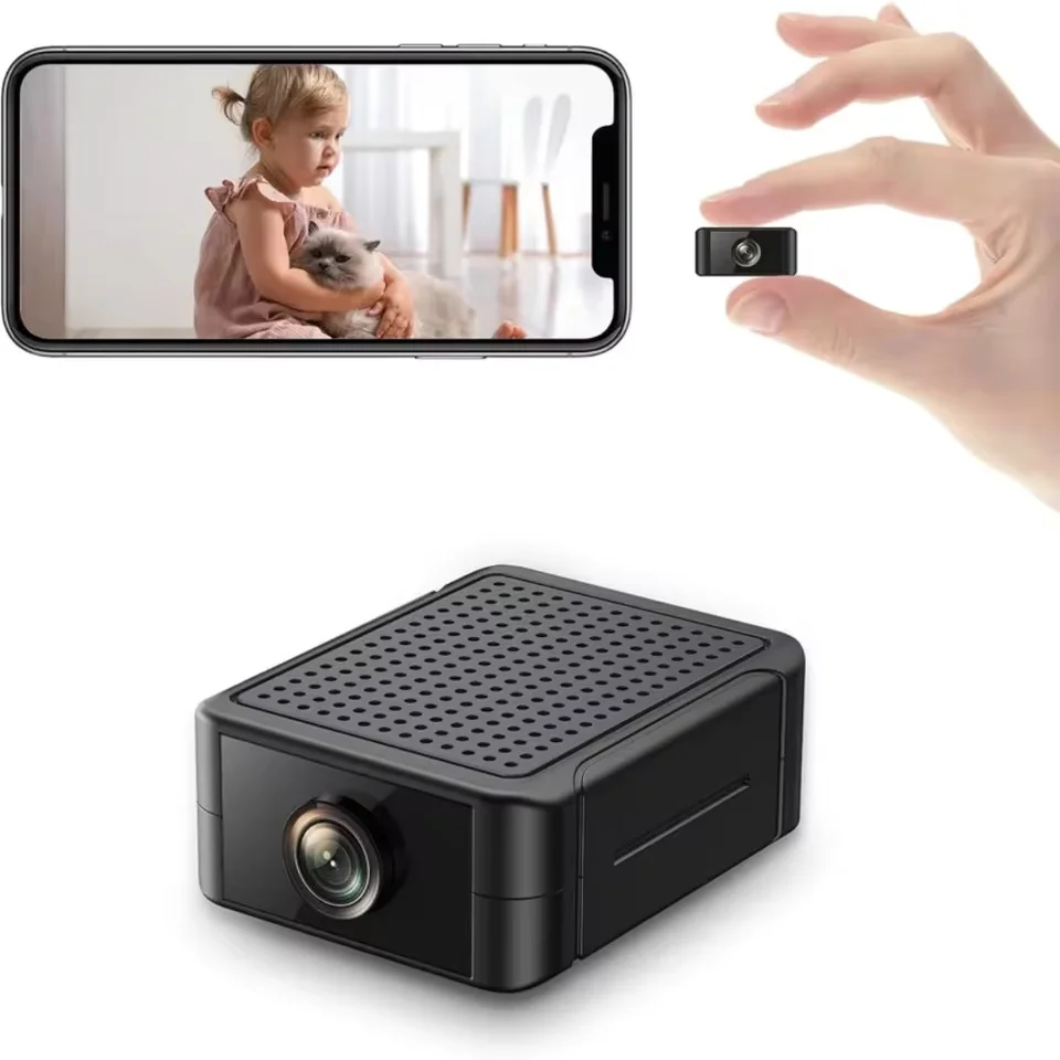 HD Smart Mini Camera 4K Security Night Vision WIFI Monitoring Motion Detection Alerts SD/Cloud Storage Phone App Control Indoor
HD Smart Mini Camera 4K Security Night Vision WIFI Monitoring Motion Detection Alerts SD/Cloud Storage Phone App Control Indoor